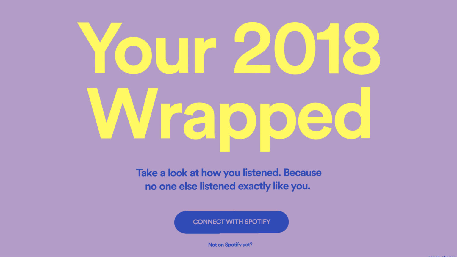 Spotify 2018 Wrapped