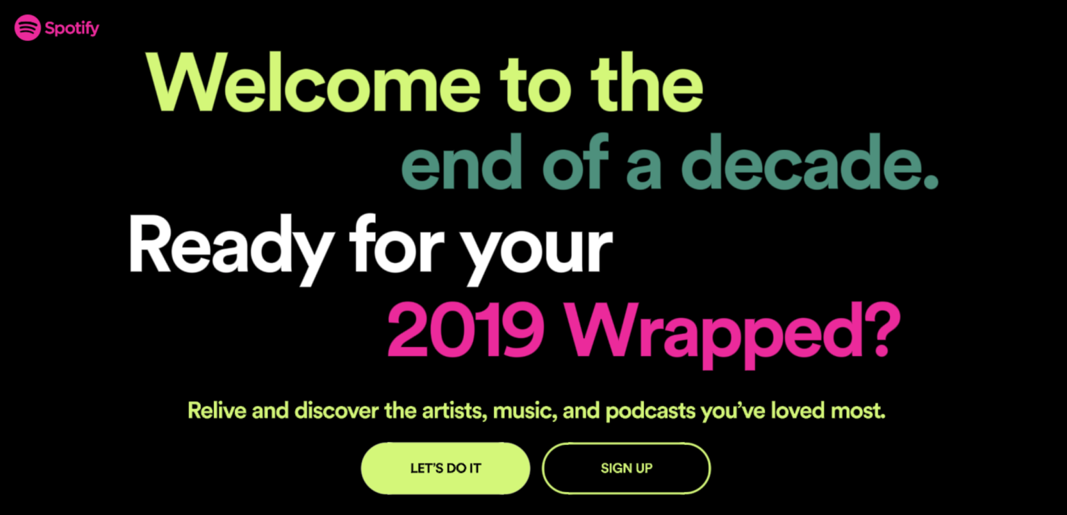 Spotify 2019 Wrapped